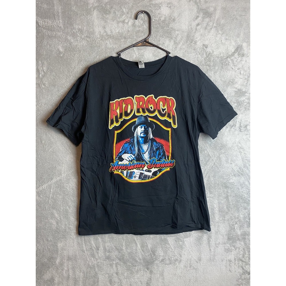 Kid Rock Bad Reputation Mens L Black Cotton Tour T-Shirt